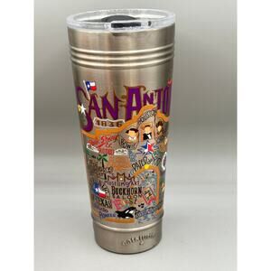 Catstudio SAN ANTONIO Texas Stainless Travel Mug Tumbler